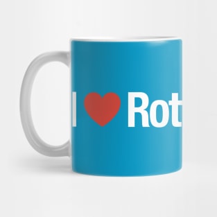 I HEART Rottweilers. Mug